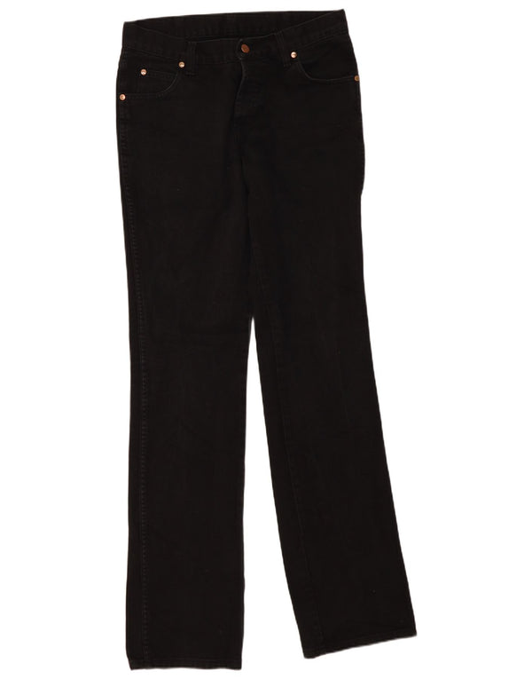 Wrangler Herre Evolution Straight Jeans W32 L36 Sort Bomuld