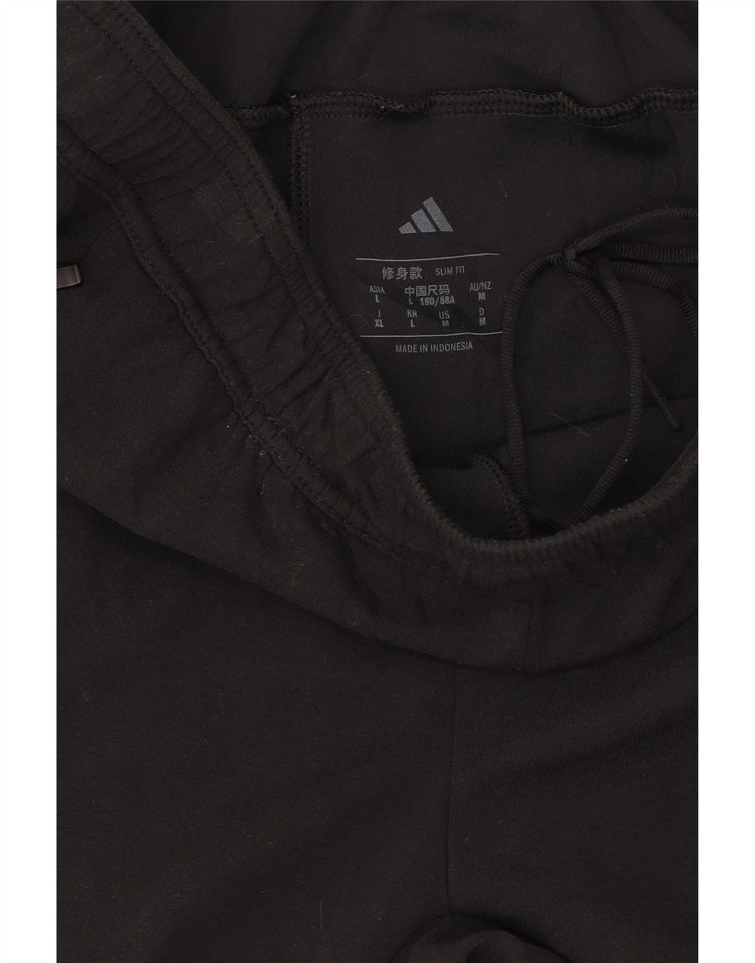 Adidas Mens Aeroready Slim Fit Tracksuit Trousers Medium Black
