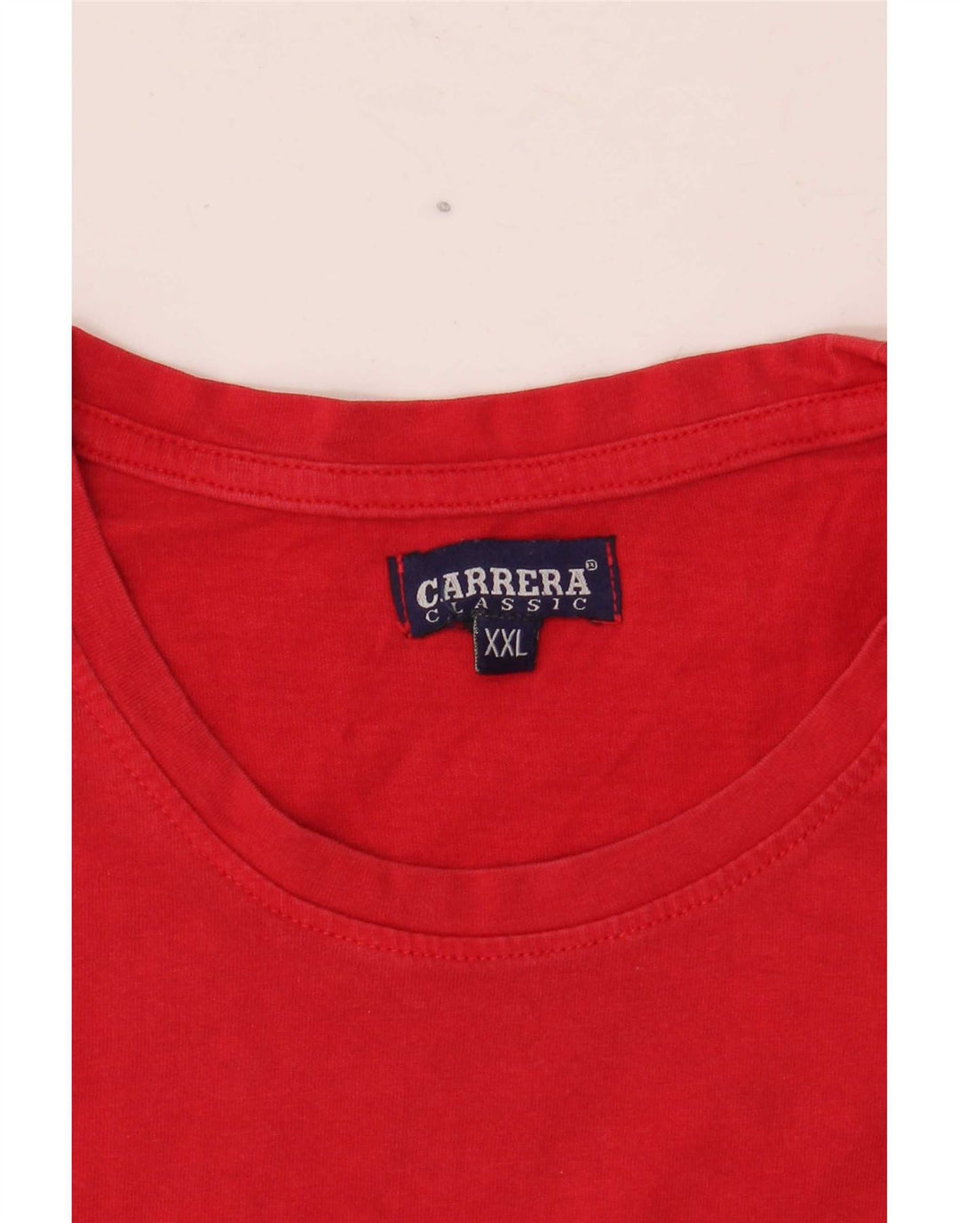 Carrera Mens Graphic T-Shirt Top 2XL Red Cotton