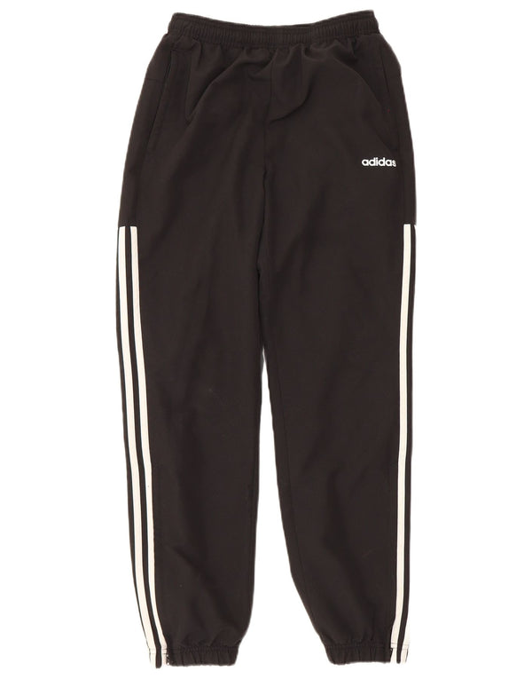Adidas Jungen-Trainingshose, Jogginghose, 13–14 Jahre, schwarzes Polyester