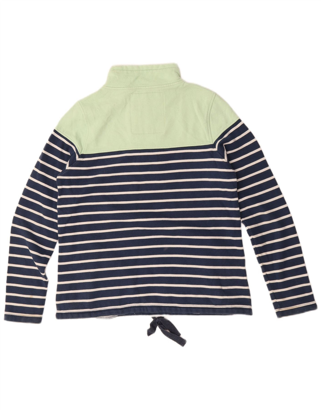 Animal Womens Oversized Sweatshirt Jumper UK 10 Small Navy Blue Striped