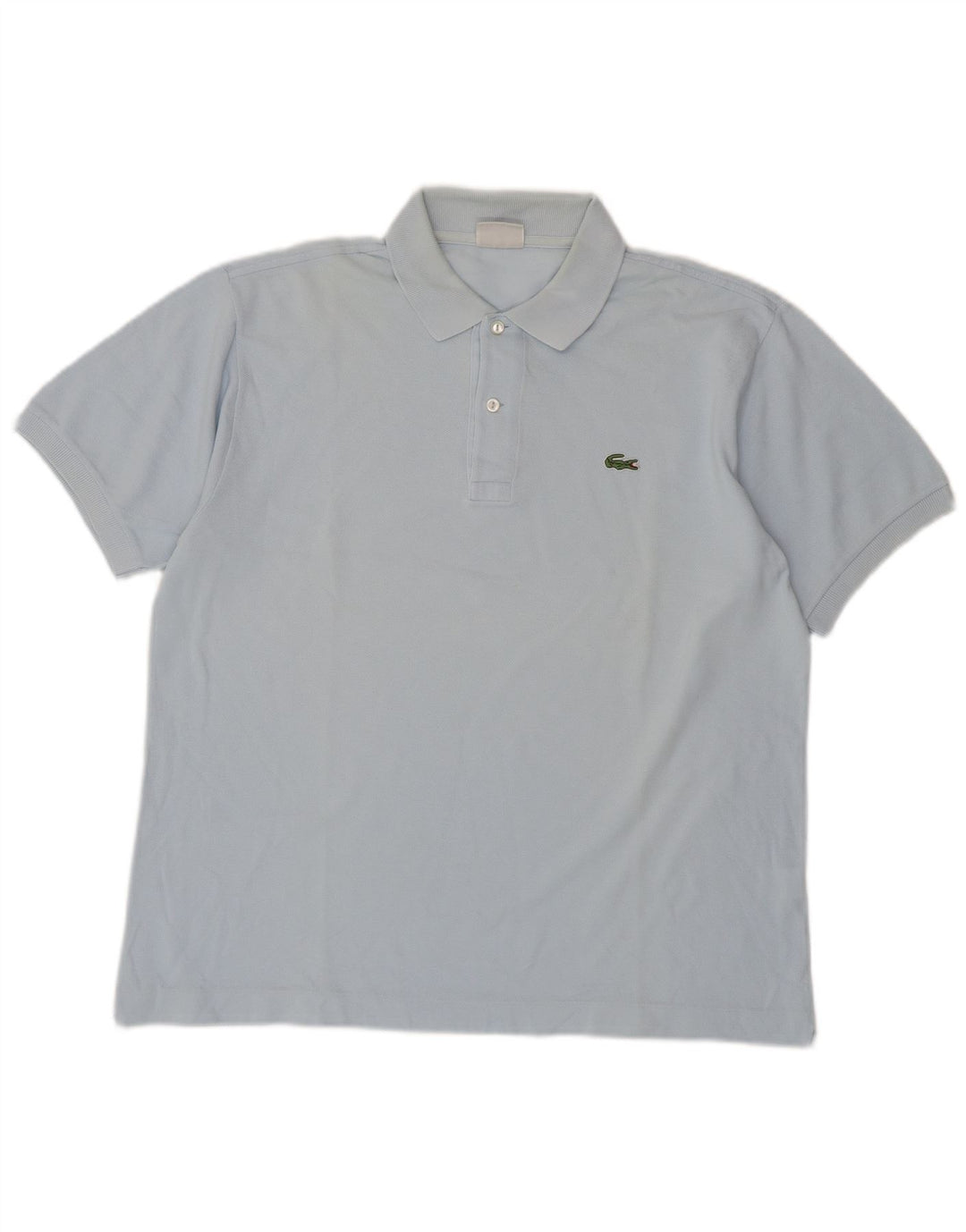 Lacoste Mens Polo Shirt Size 5 Large Blue Cotton
