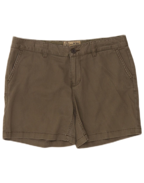 Fat Face Dame Chino Shorts UK 12 Medium W34 Khaki Cotton
