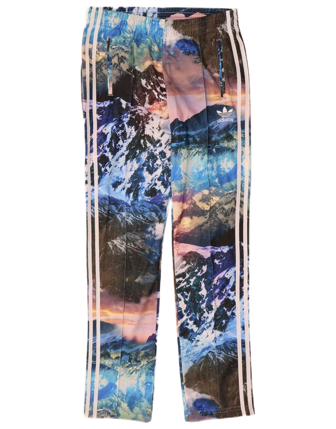 Adidas Womens Tracksuit Trousers UK 10 Small Multicoloured