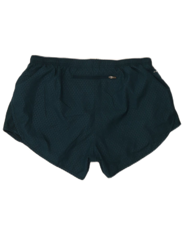 Pantaloncini sportivi Nike da donna UK 14 poliestere maculato verde medio