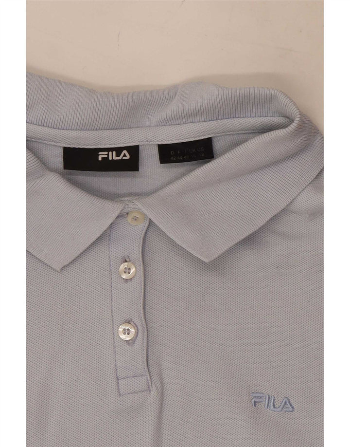 Fila Womens Polo Shirt UK 16 Large Blue