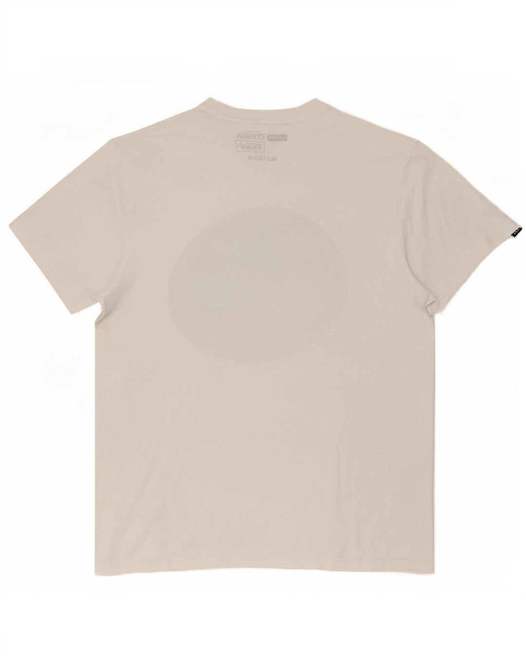 Vans Herre Grafisk T-Shirt Top Medium Hvid Bomuld