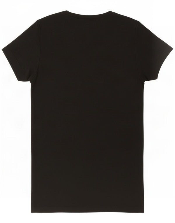 Γυναικείο μπλουζάκι Nike Dri Fit Loose Top UK 6 XS Μαύρο βαμβακερό