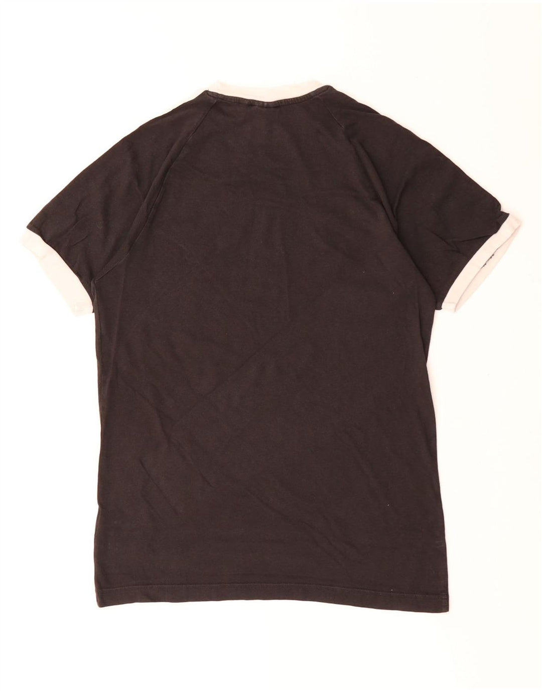 ADIDAS Mens T-Shirt Top Small Black Cotton