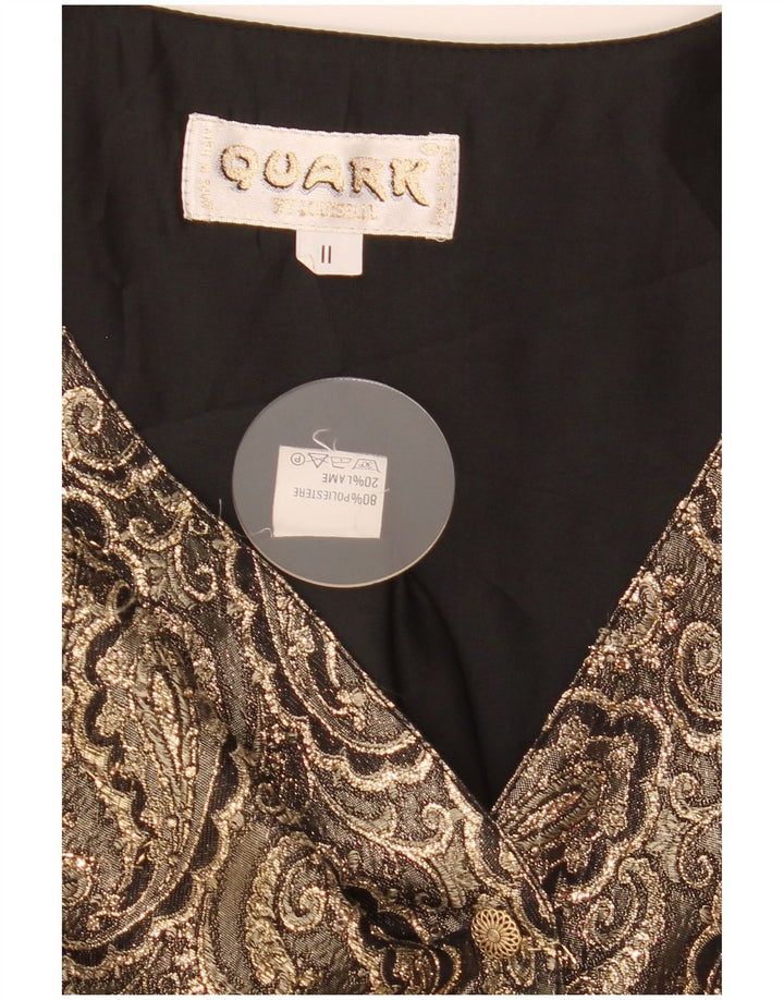 Quark Damevest UK 14 Medium Grey Paisley Polyester