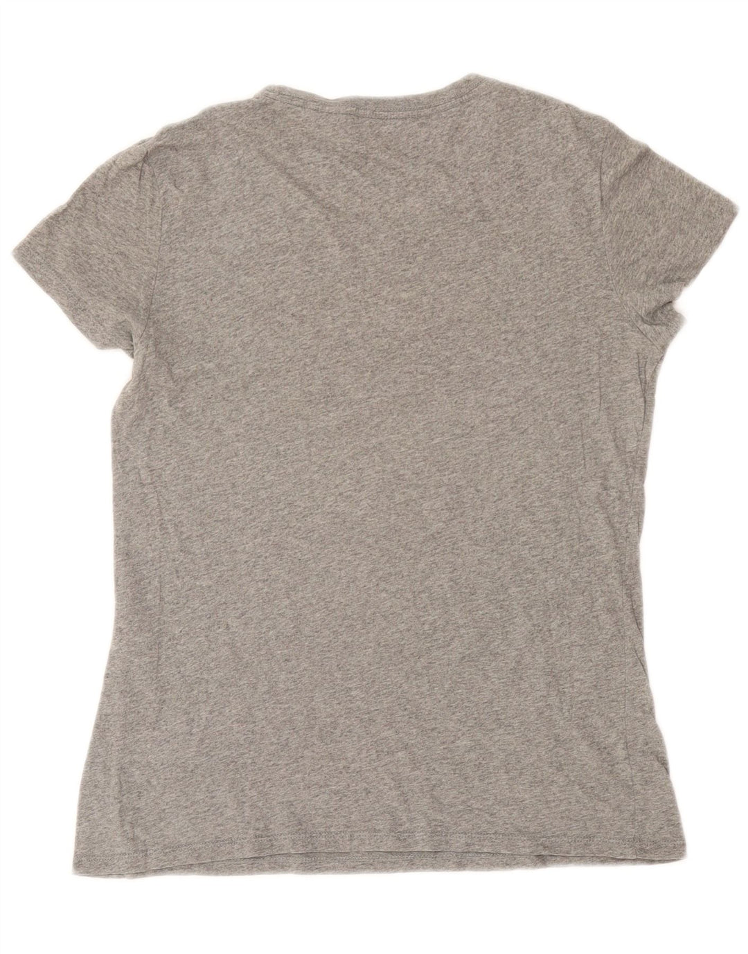 Levi's Grafisk T-shirt top til kvinder UK 14 Medium Grå Flecked