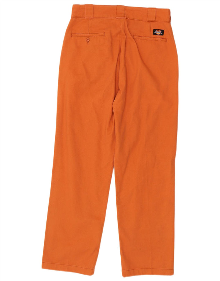 Dickies Mens Straight Chino Trousers W28 L29 Orange