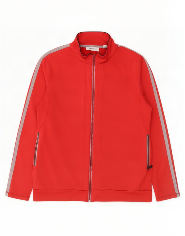 Giacca da tuta grafica da golf da donna Calvin Klein UK 18 XL Rossa