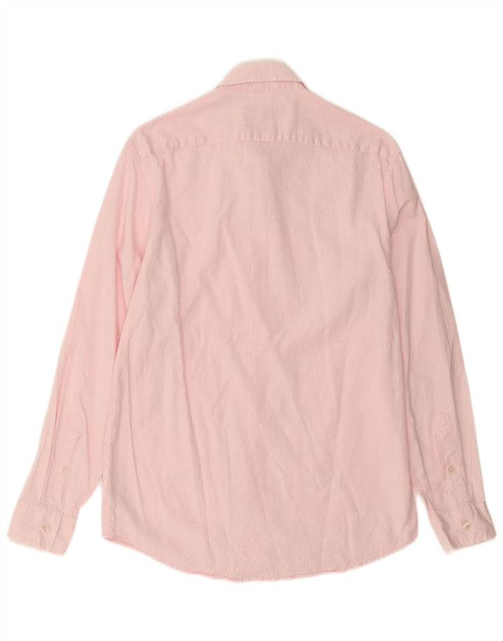 MICHAEL KORS Herre Classic Fit skjorte Small Pink Linen