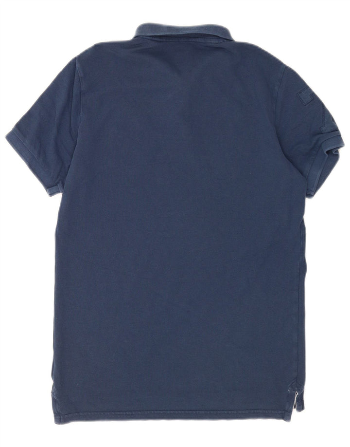 Superdry herre poloshirt Medium marineblå bomuld