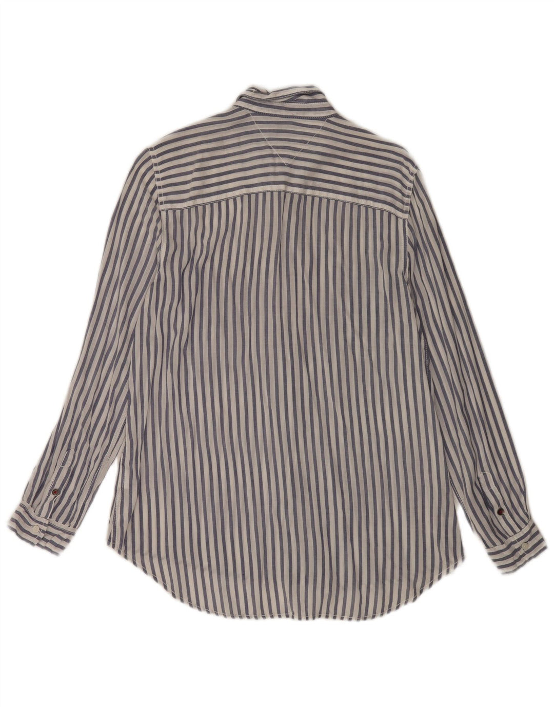 Tommy Hilfiger Dameskjorte UK 14 Medium White Pinstripe Viscose