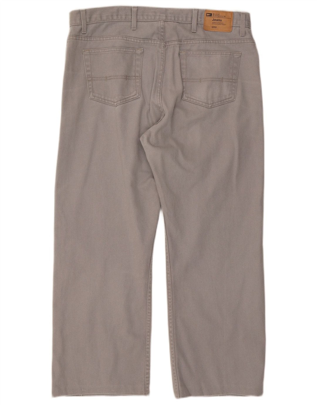 Marks & Spencer Herre Blue Harbor Straight Jeans W38 L33 Grå Bomuld