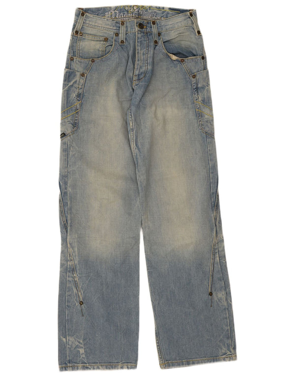 Mogul Jean Cargo Loose Homme W28 L33 Bleu Coton
