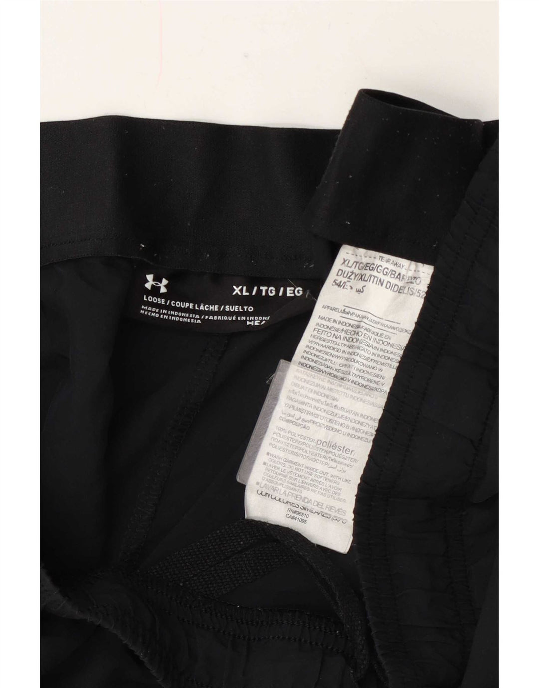 Pantaloni scurți sport obișnuiți pentru bărbați Under Armour XL poliester negru