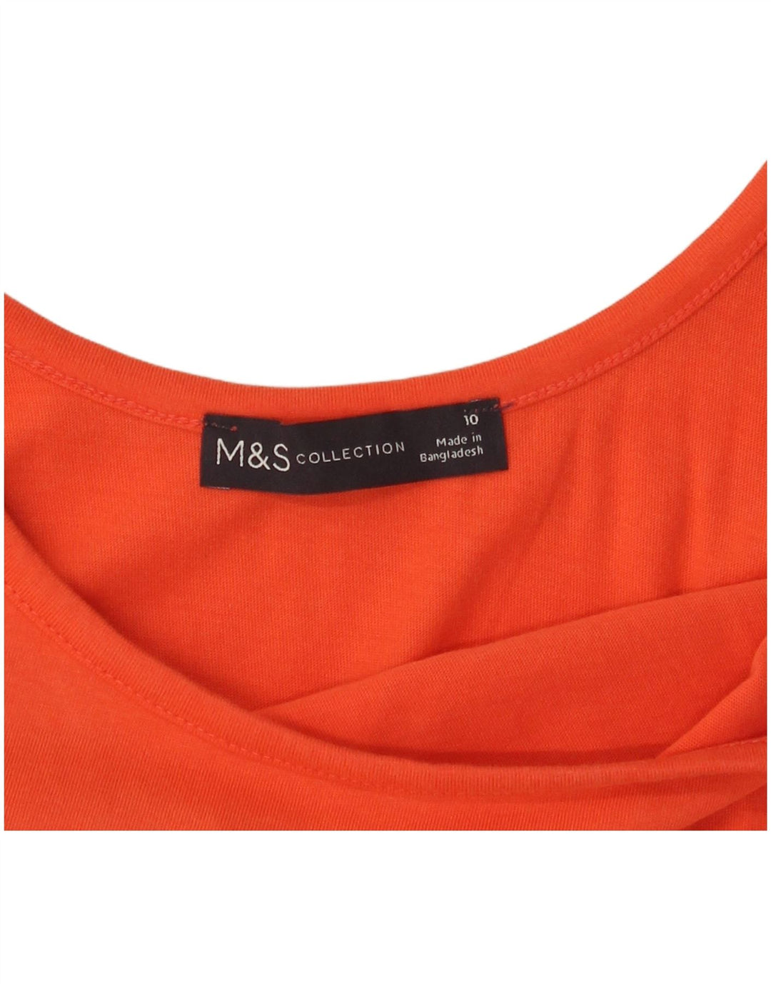 Marks & Spencer Dame ærmeløs Maxikjole UK 10 Small Orange