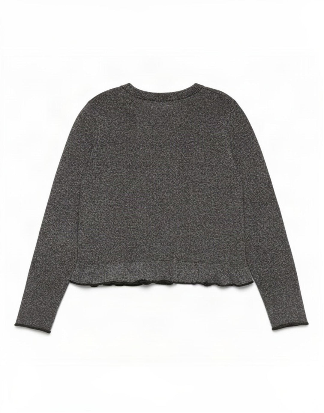 Zara Womens Top Long Sleeve UK 16 Large Grey