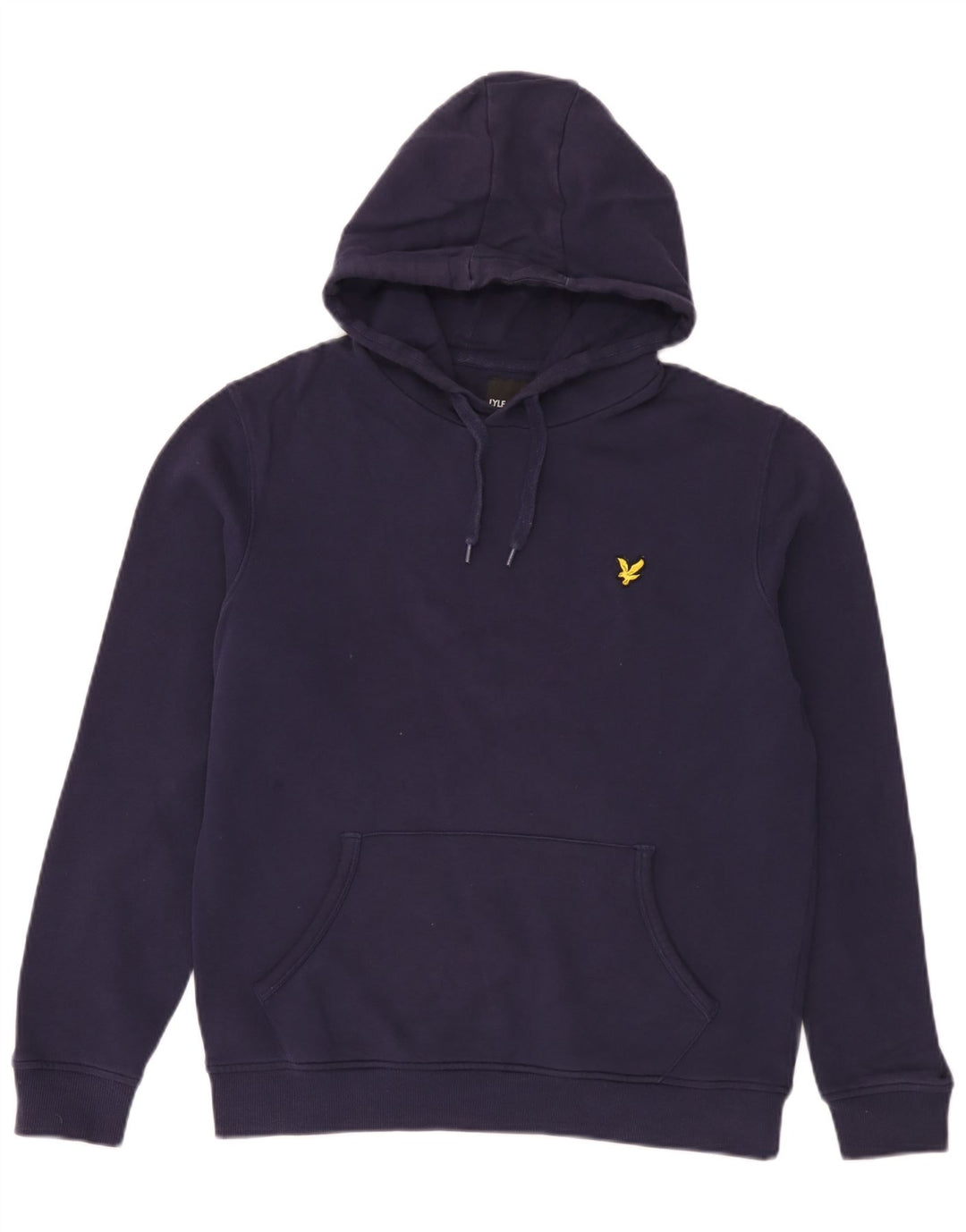 Lyle & Scott Ανδρικά φούτερ με κουκούλα, μεσαίο μπλε βαμβακερό