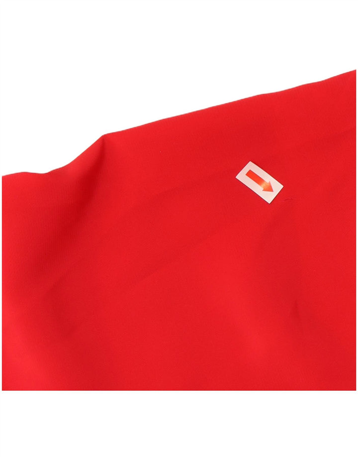 PRIMAVERA FIRENZE Womens Shirt Blouse UK 18 XL Red Polyester