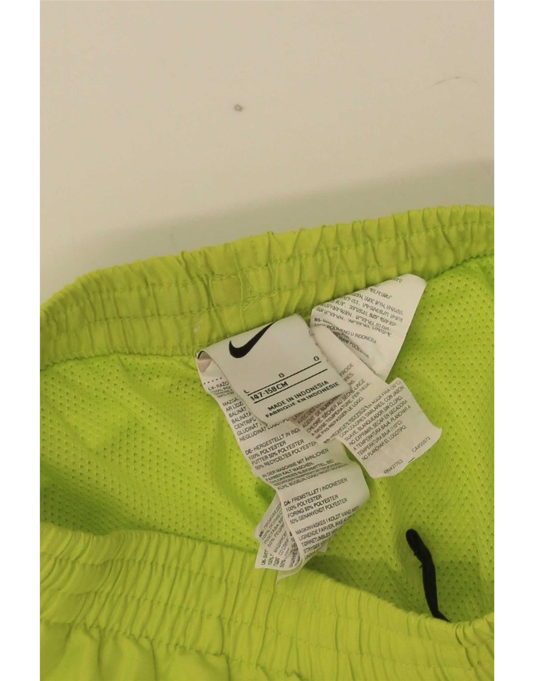 Nike Boys Sport Shorts 12-13 Years Large Green Polyester