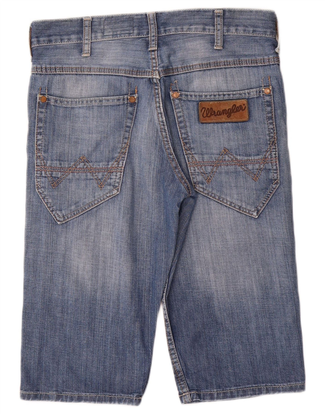 WRANGLER Mens Norton Denim Shorts W29 Small Blue Cotton