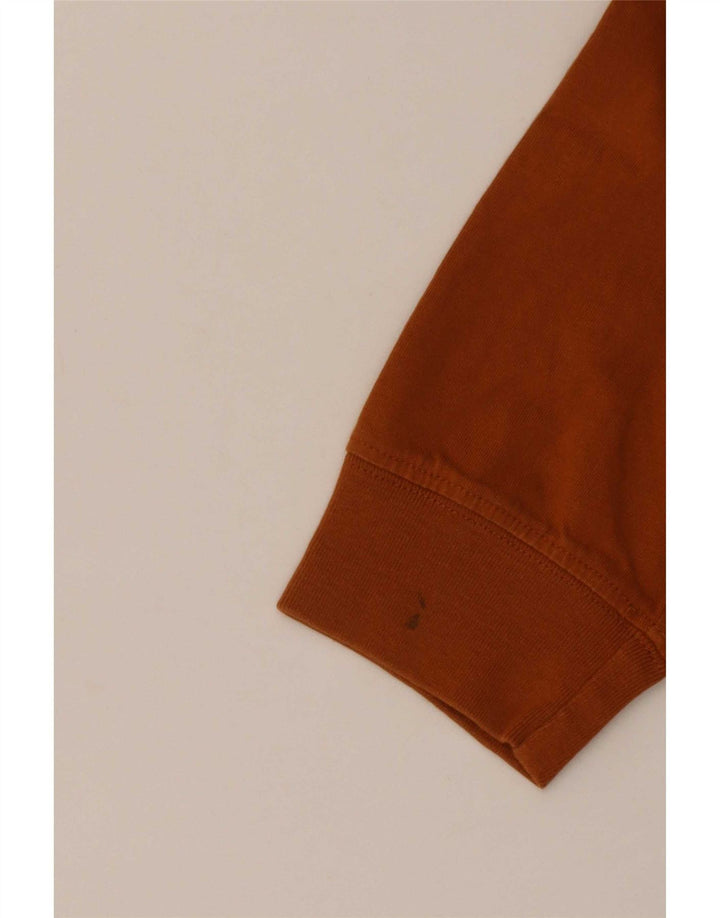 Wrangler Herren-Oberteil, langärmelig, mittelbraune Baumwolle