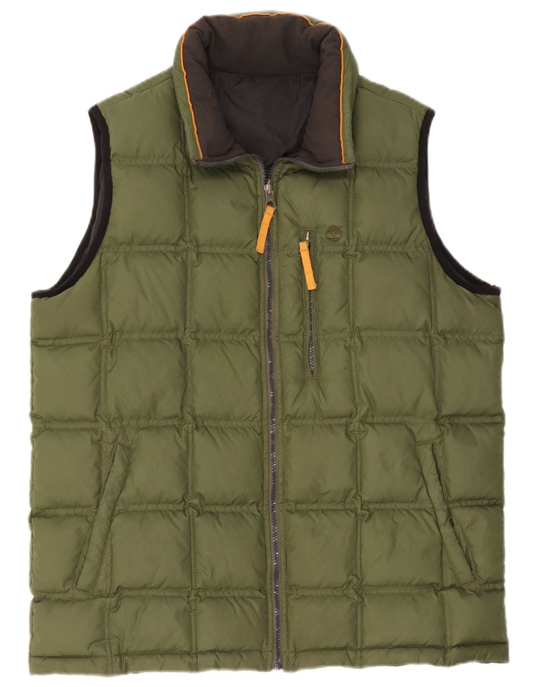 Timberland Mens Padded Gilet UK 40 Large Green