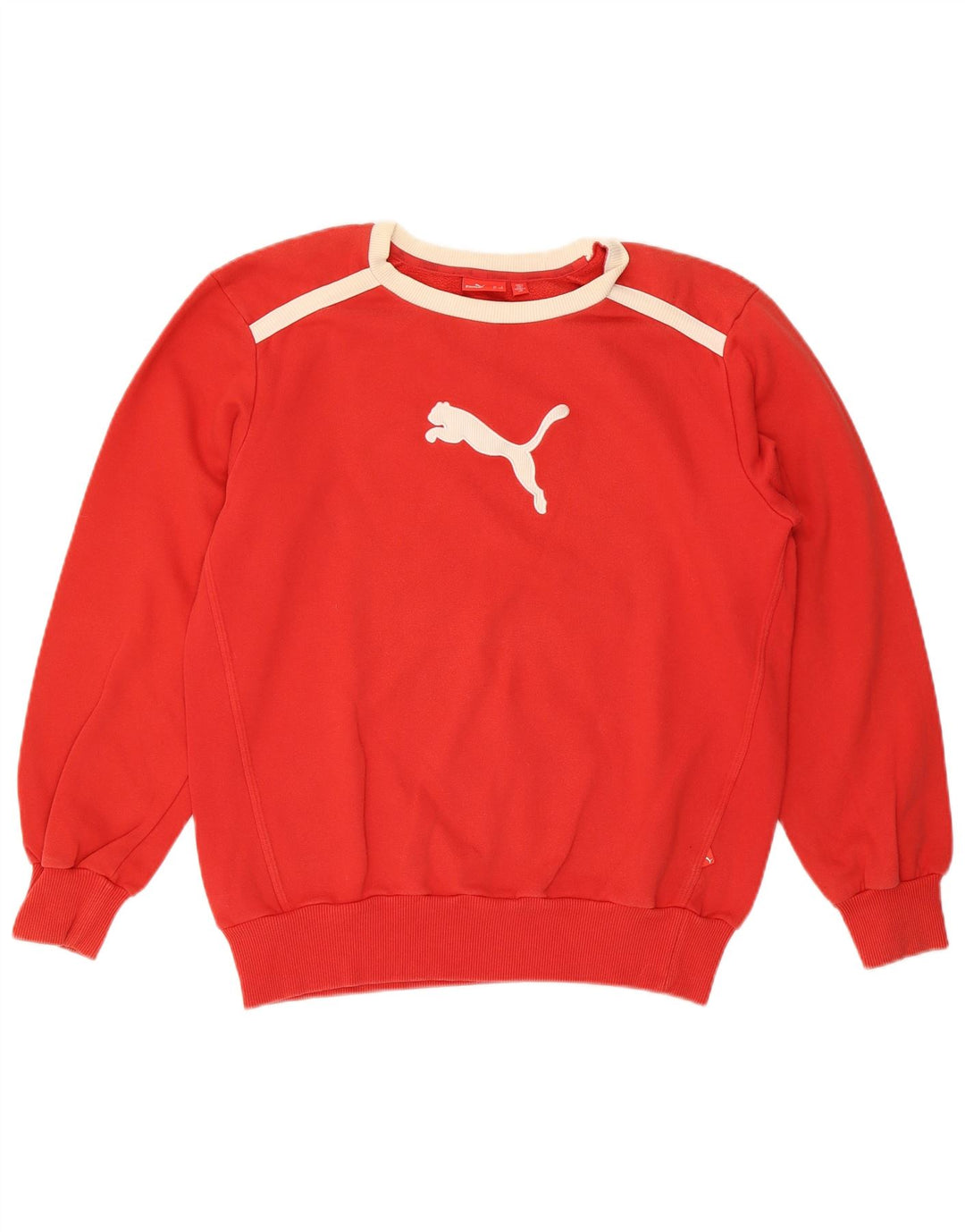 Puma Herren Grafik-Sweatshirt-Pullover, klein, rot, Farbblock