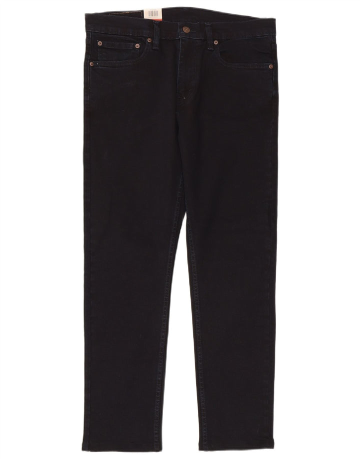 Levi's Womens 511 Slim Jeans W34 L28 Navy Blue Cotton