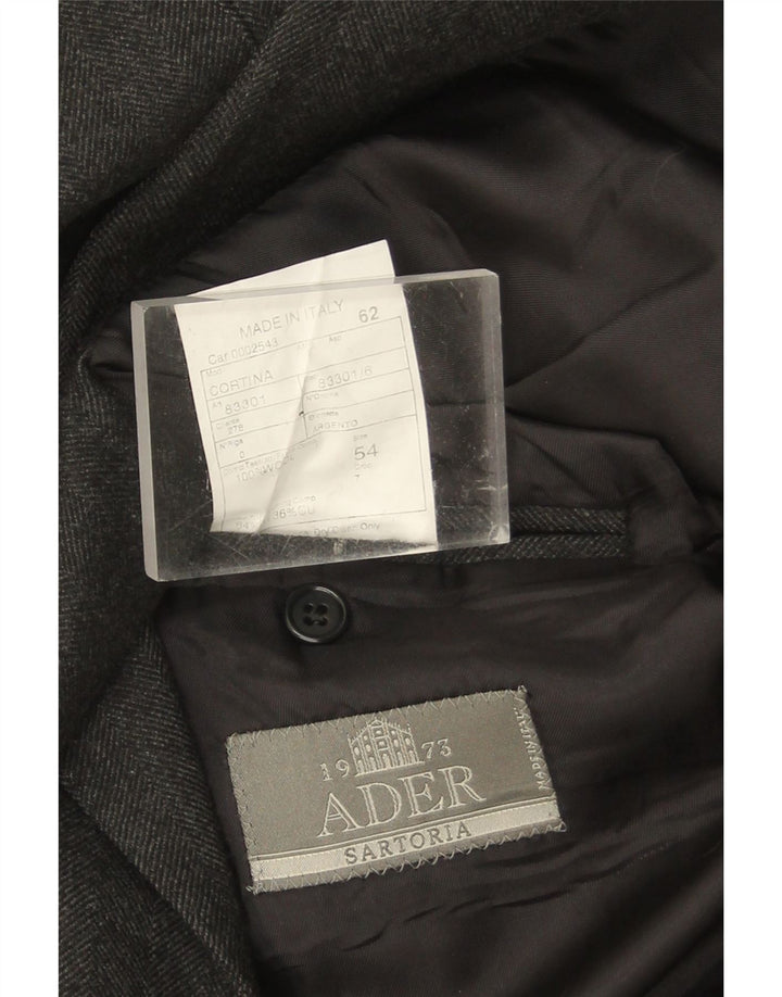 Ader Manteau Double Boutonnage Homme IT 54 2XL Gris Laine