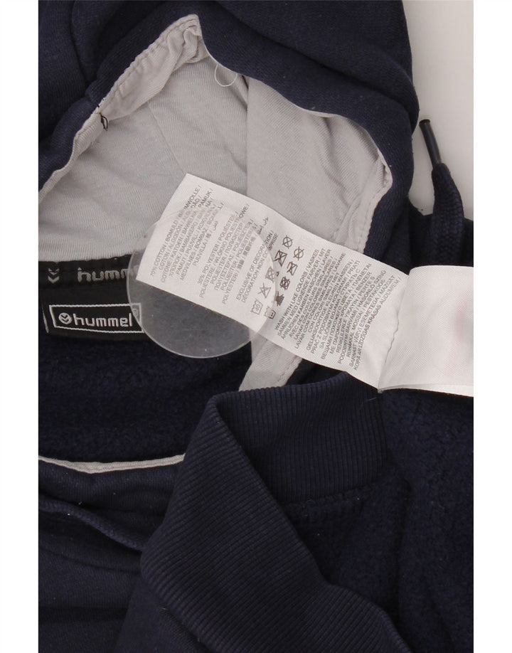 Hummel Herren-Kapuzenpullover mit Grafik, mittelmarineblaue Baumwolle