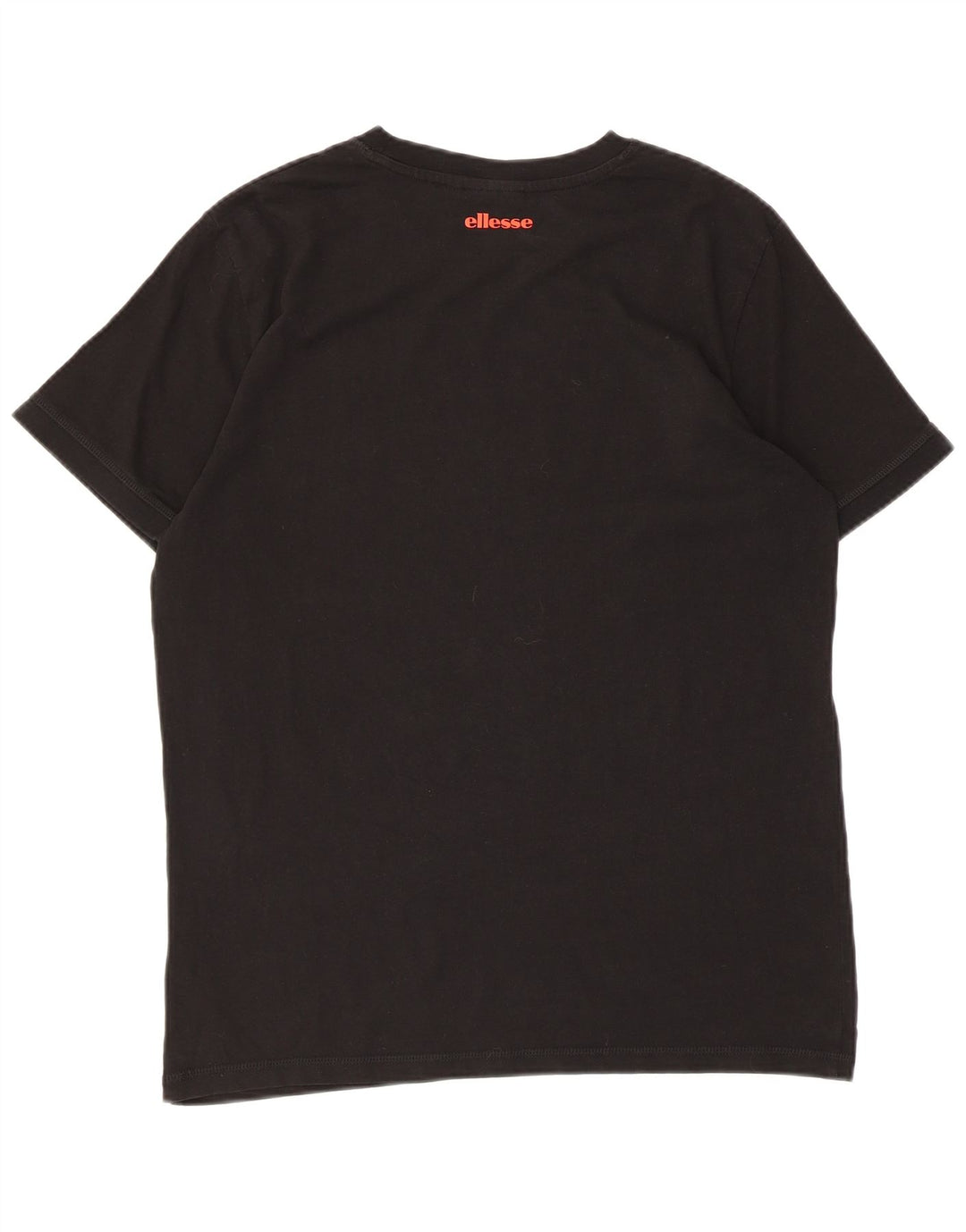 Ellesse Womens Graphic T-Shirt Top UK 14 Medium Black