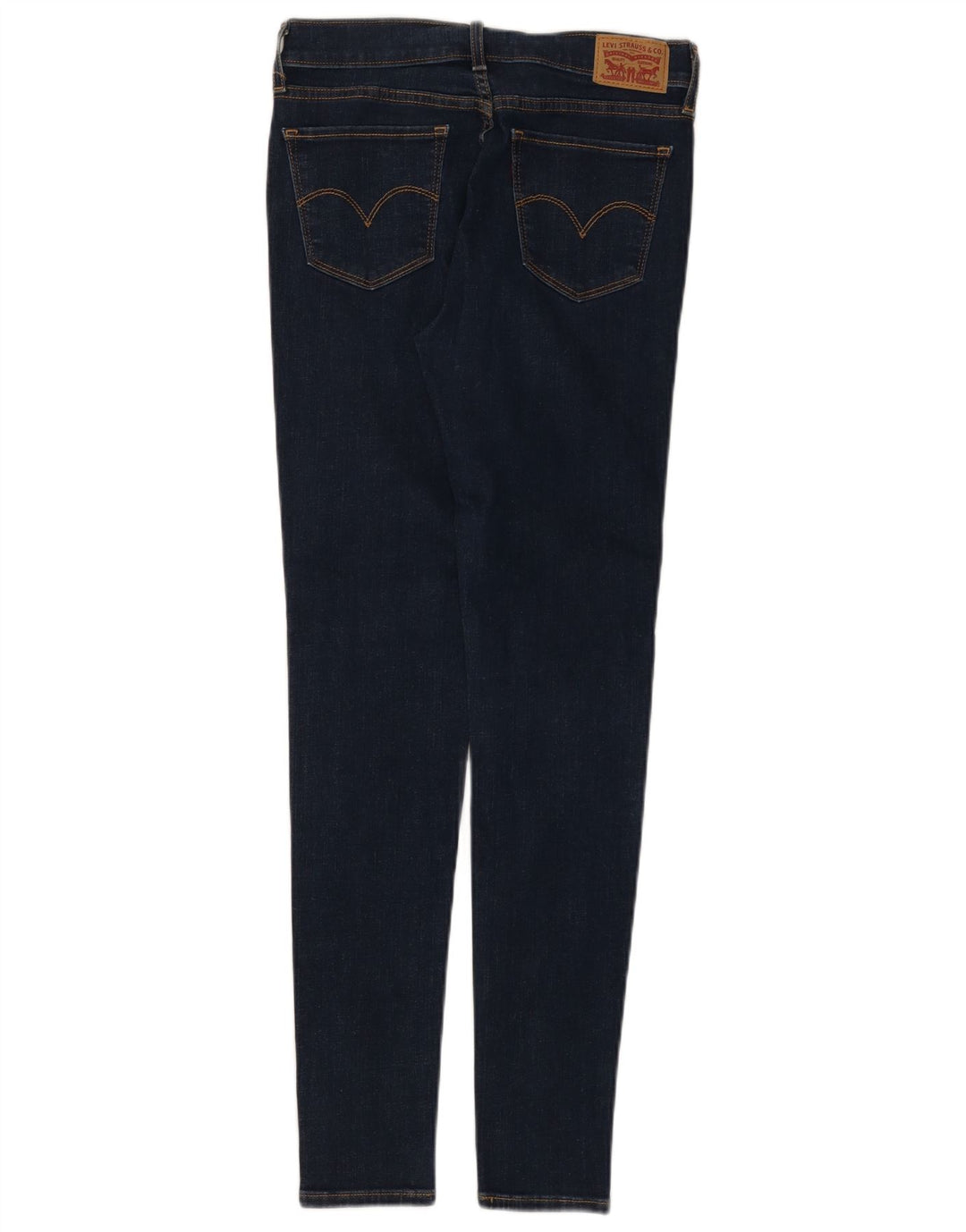 LEVI'S Womens 710 Super Skinny Jeans W28 L30 Navy Blue