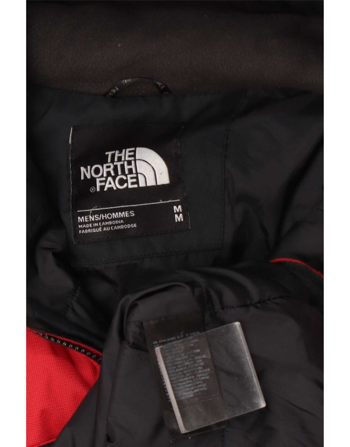 Jaqueta corta-vento masculina com capuz The North Face Reino Unido 38 poliéster vermelho médio