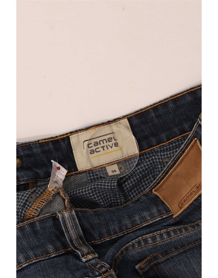 Blugi drepti pentru bărbați Camel Active L34 L32 Bumbac albastru