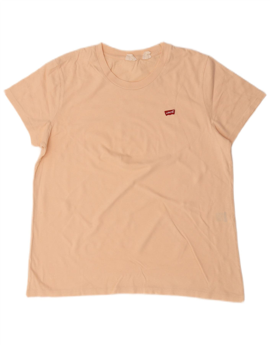 Levi's Womens T-Shirt Top UK 16 Large Beige Cotton