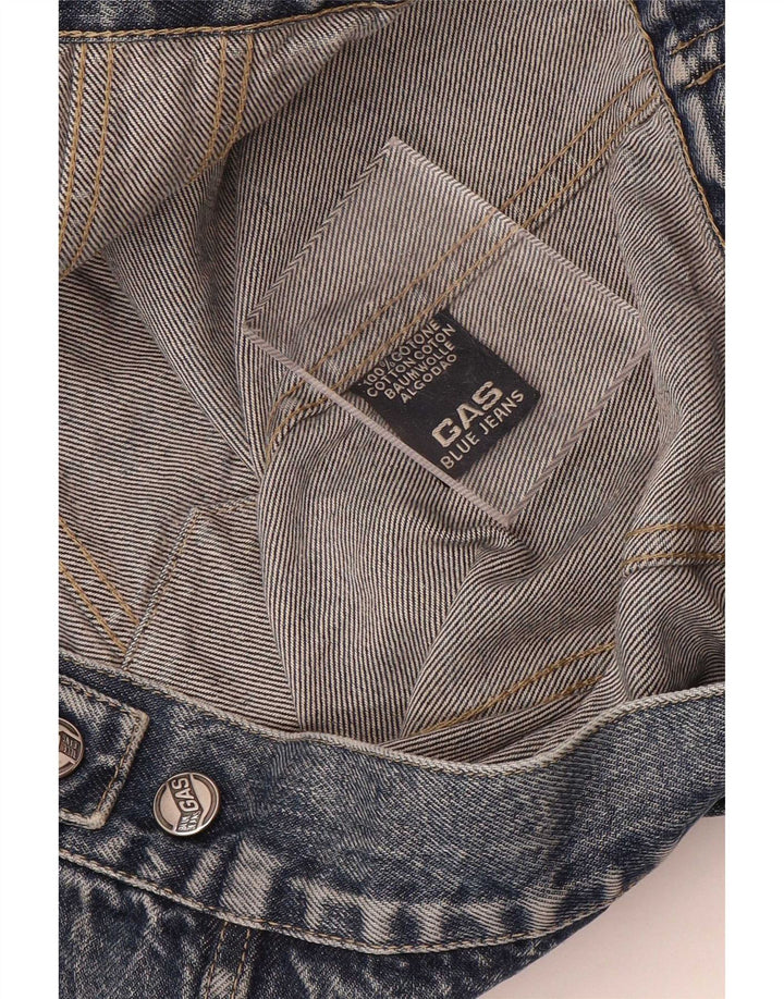 Giacca di jeans da uomo Gas UK 40 grande cotone blu