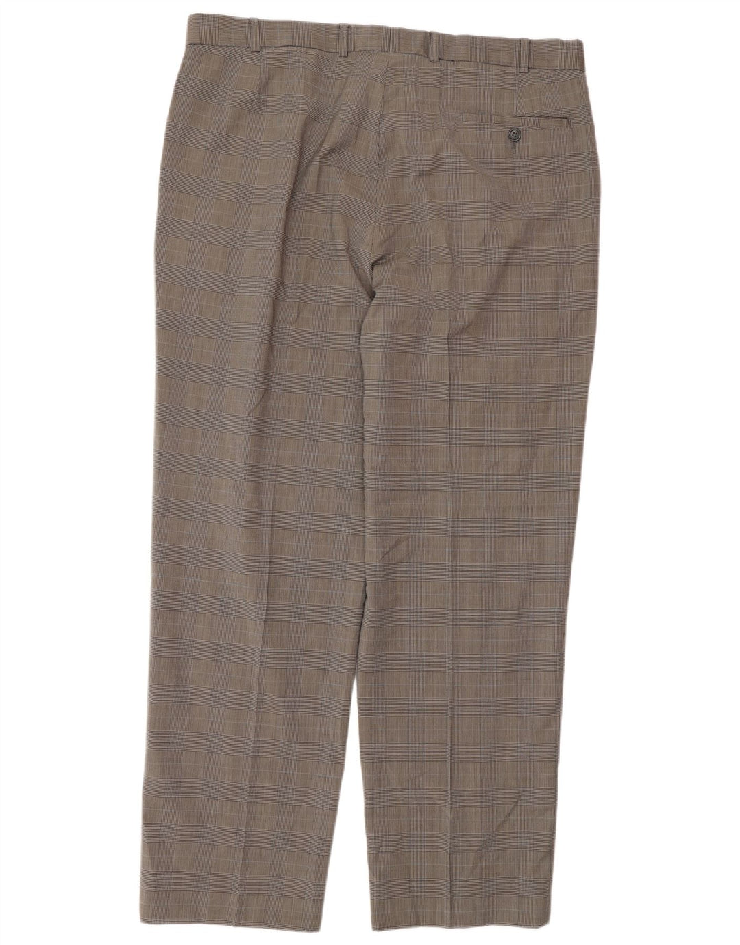 Marks & Spencer Mens Tailored Fit Suit Trousers W38 L31 Black Houndstooth