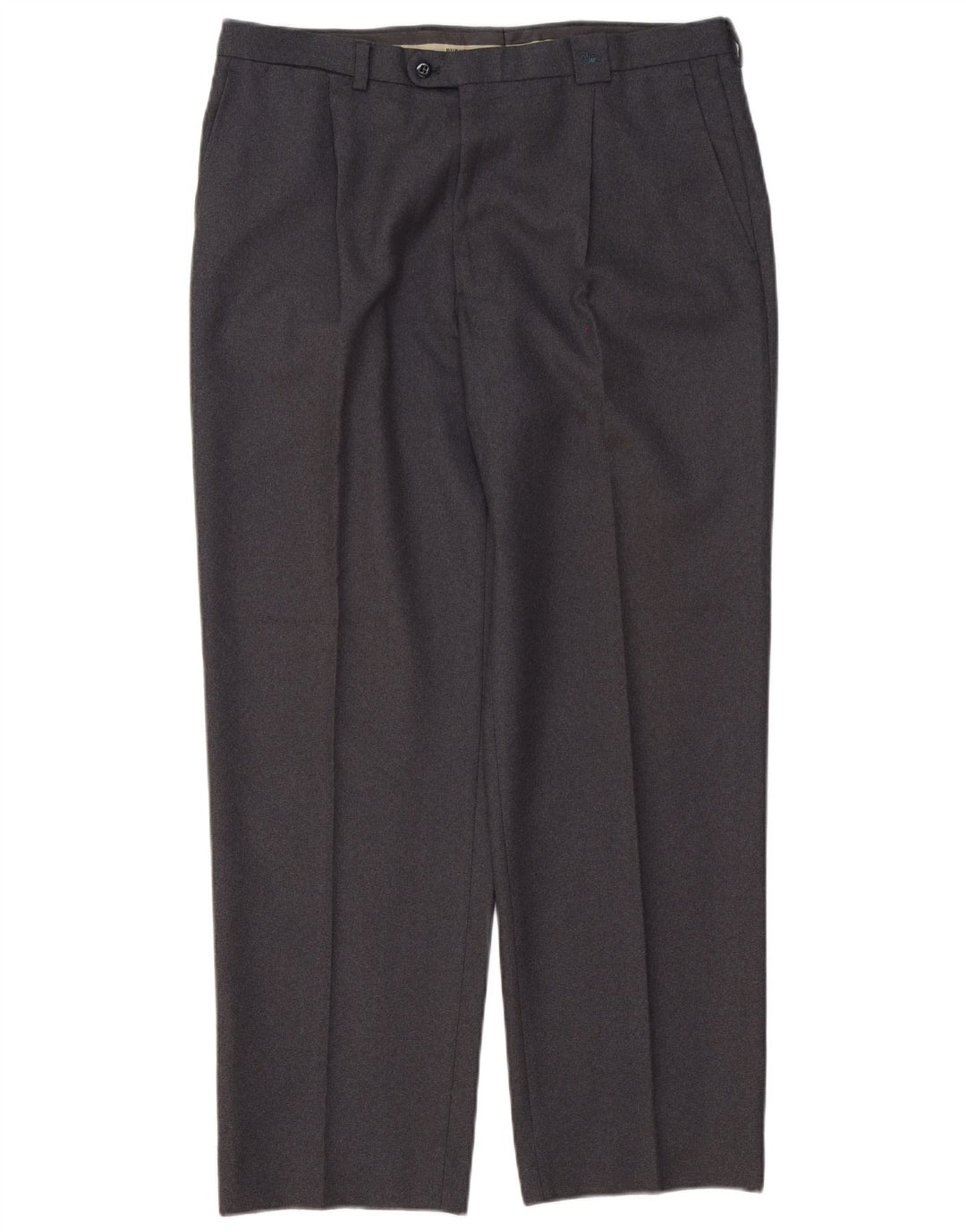 Burberry Mens Pegged Suit Trousers IT 46 Small W34 L30 Grey Polyester