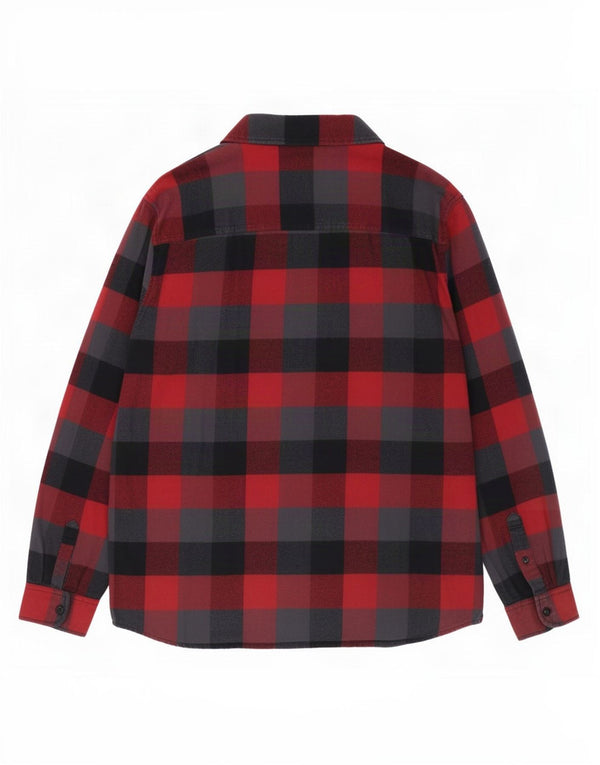 Quiksilver Mens Regular Fit Flannel Shirt 2XL Red Check Cotton
