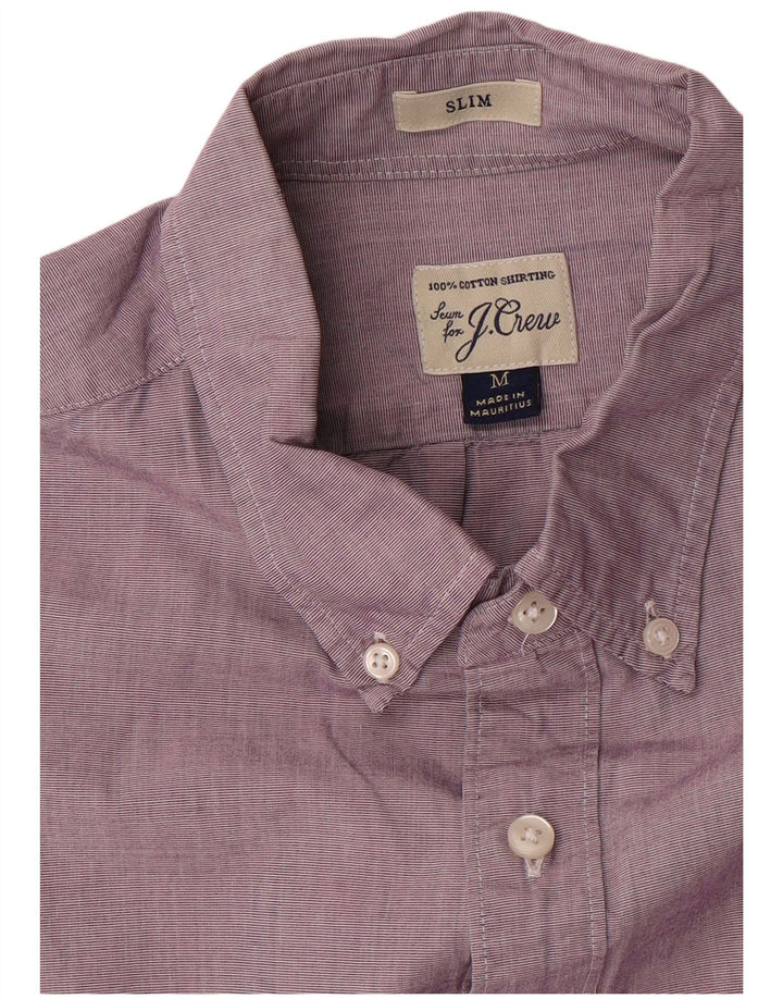J. CREW Mens Slim Shirt Medium Purple Cotton