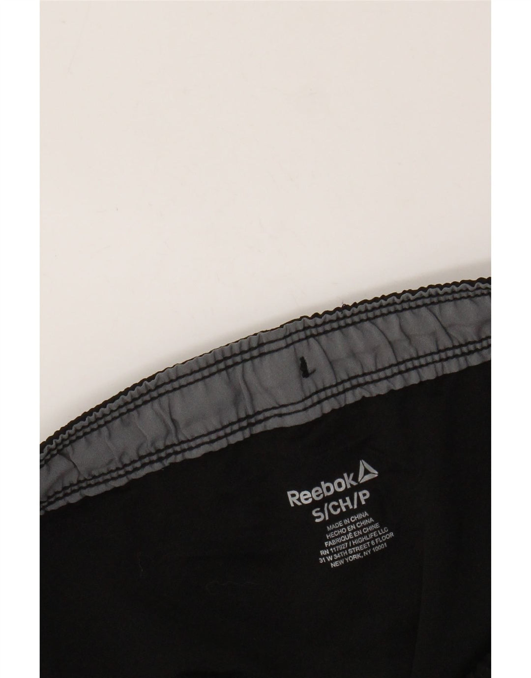 REEBOK Short de Sport Graphique Homme Petit Noir Colourblock