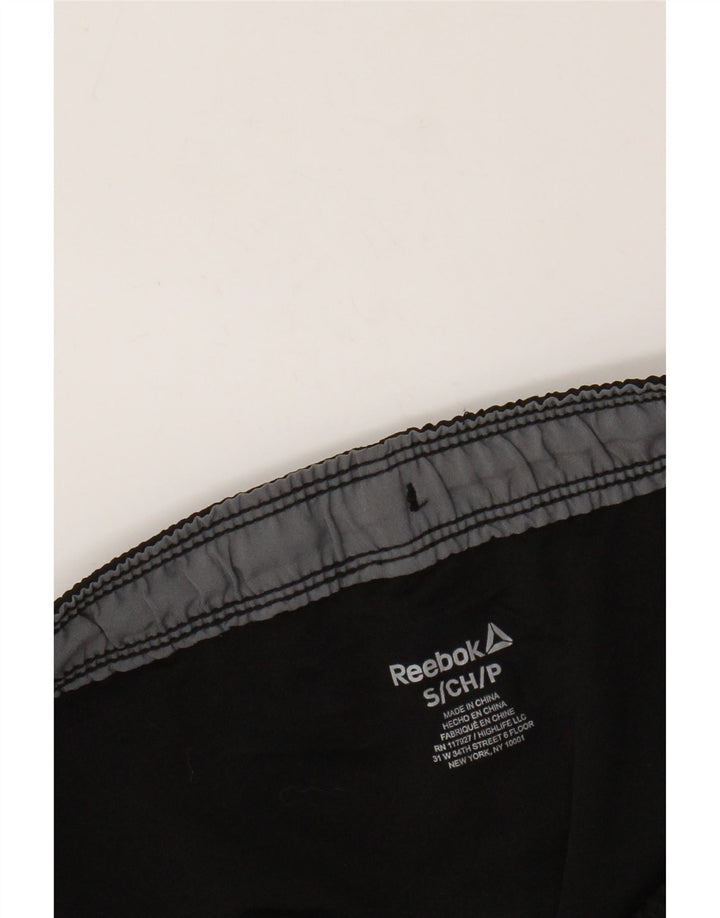 REEBOK Short de Sport Graphique Homme Petit Noir Colourblock