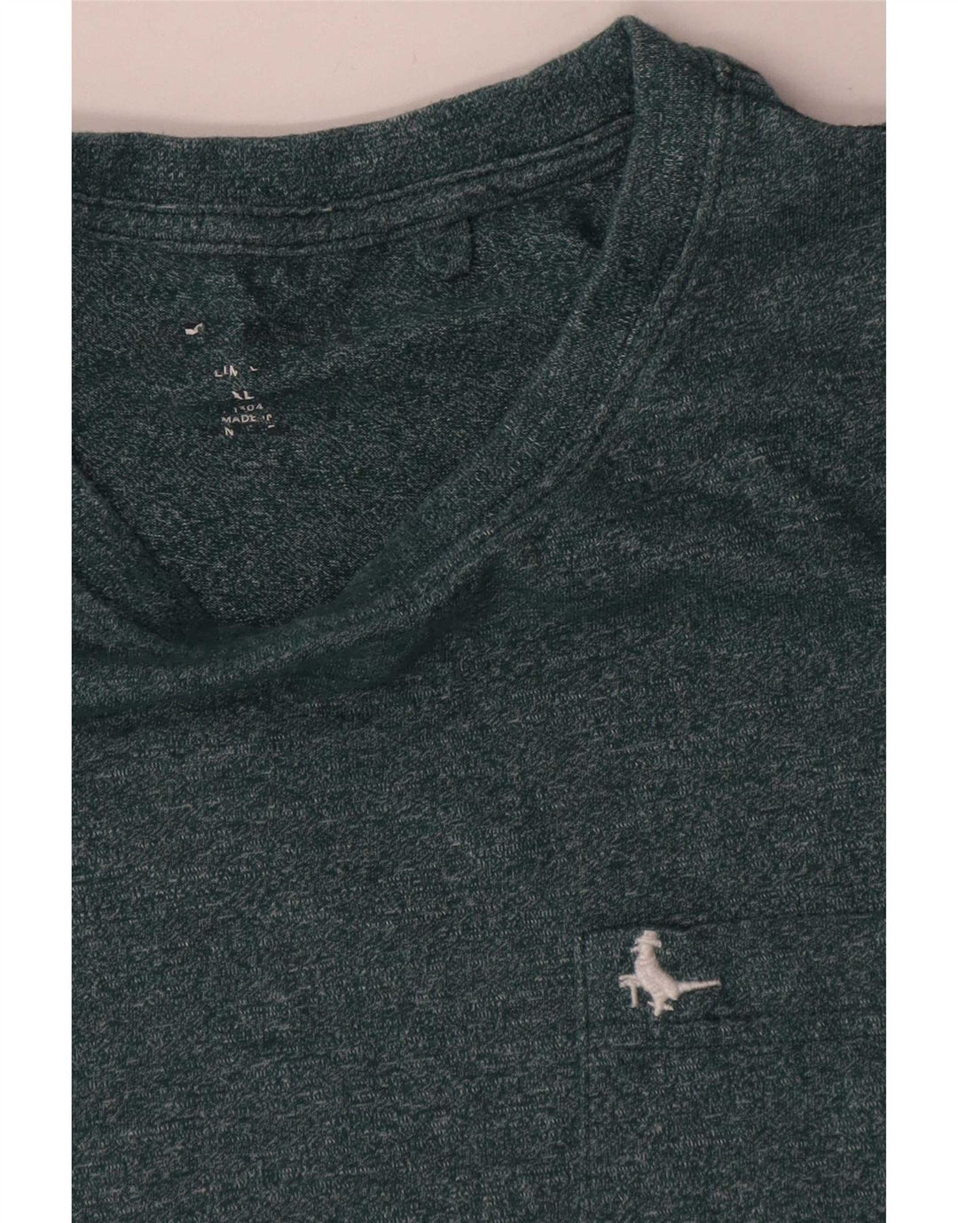 Jack Wills Herren T-Shirt Top XL Grün Polyester