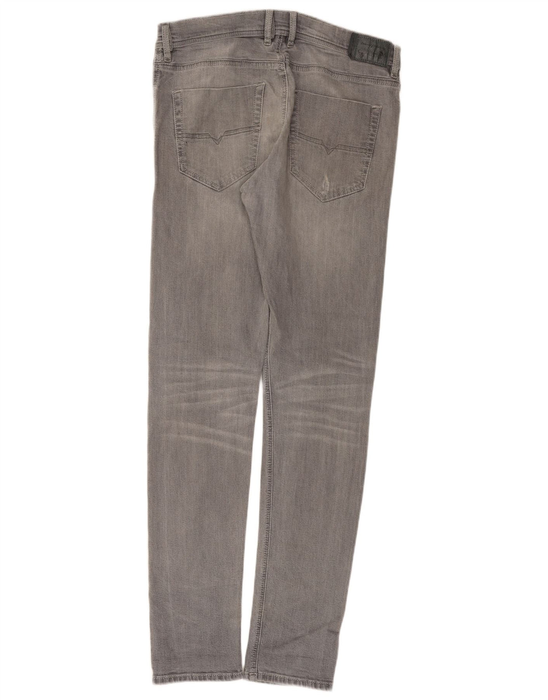 Diesel Mens Tepphar Carrot Slim Jeans W32 L32 Grey Cotton