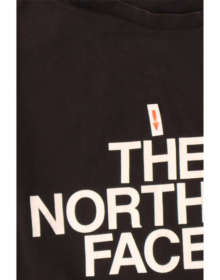 The North Face Mens Graphic T-Shirt Top Medium Black Cotton